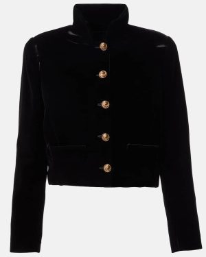 Loro Piana Stephanie velvet jacket