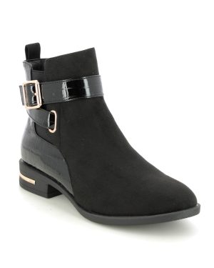 Lotus Laurel Lolita Black Womens ankle boots in a Plain in Size 3