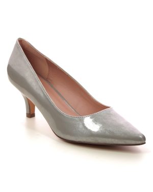 Lotus Rachel Raine Grey patent Womens Court Shoes in a Plain Man-made in Size 5