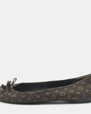 Louis Vuitton Brown Monogram Canvas Idylle Debbie Ballet Flats Size 39