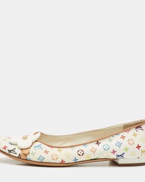Louis Vuitton Multicolore Monogram Canvas Ballet Flats Size 38.5