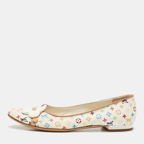 Louis Vuitton Multicolore Monogram Canvas Ballet Flats Size 38.5