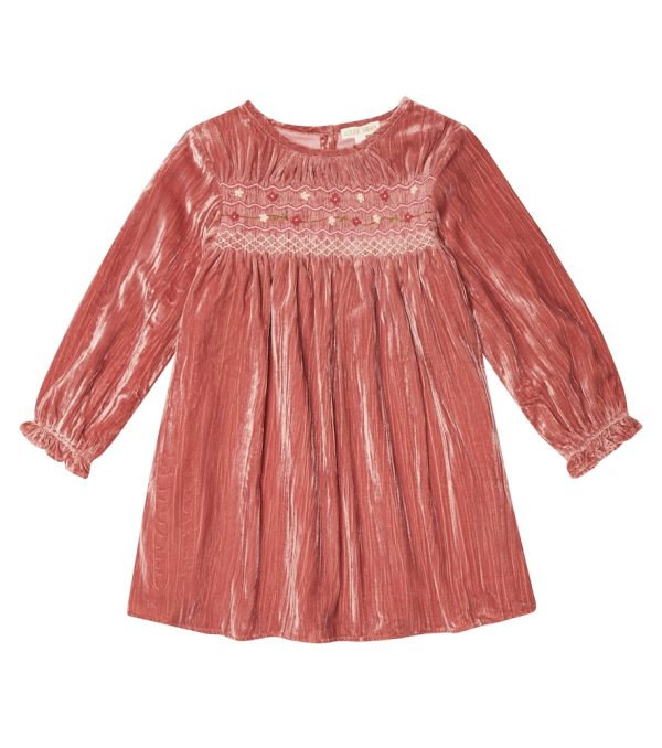 Louise Misha Chachani embroidered velvet dress