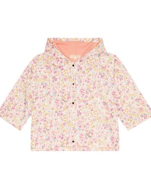 Louise Misha Felvet floral raincoat