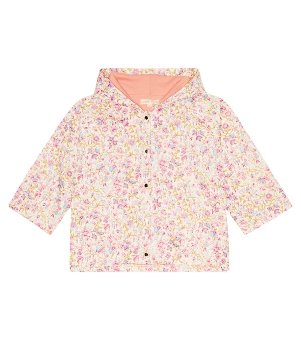 Louise Misha Felvet floral raincoat