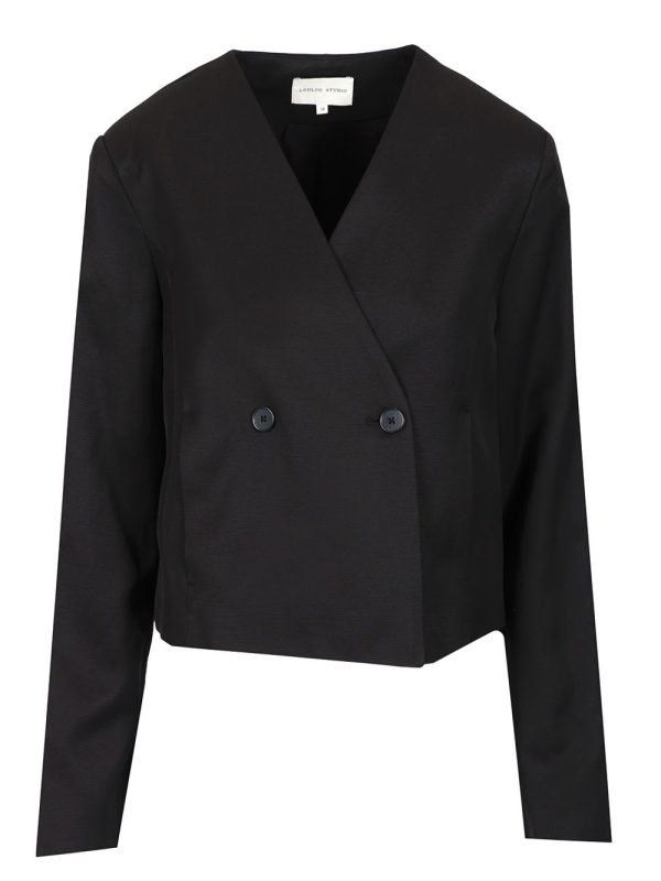 Loulou Studio Cropped Blazer