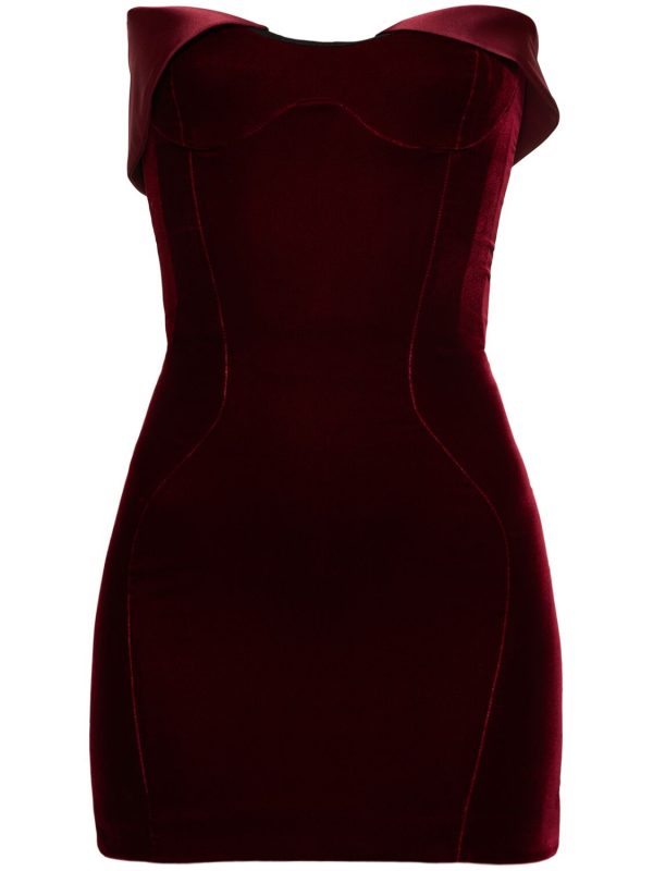 Lounge Velvet & Satin Mini Dress