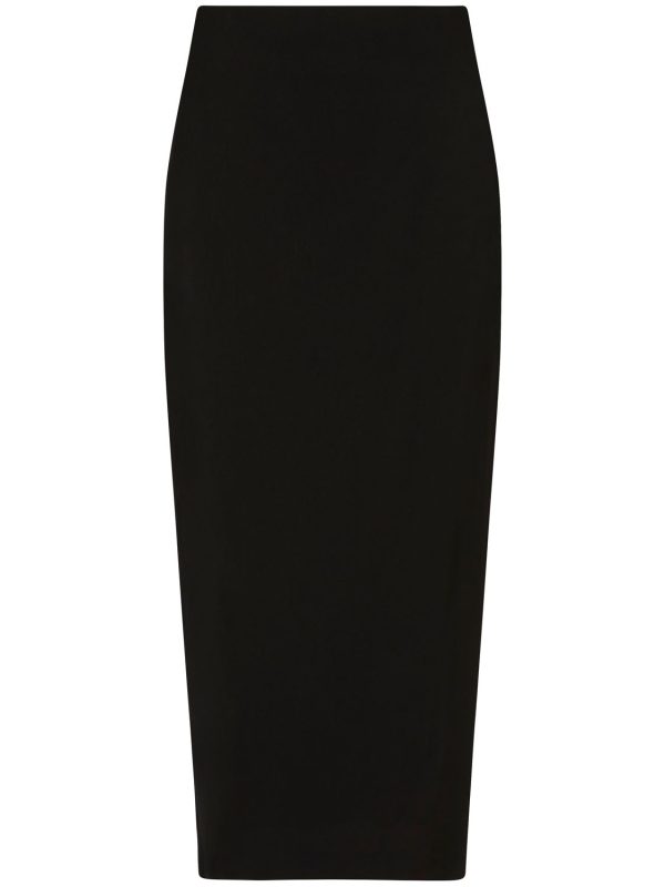 Low Waist Midi Pencil Skirt
