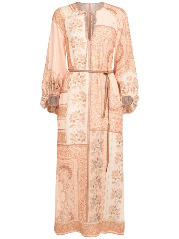 Lucky Linen Tunic Midi Dress