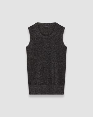 Lurex Knit Tank Top - L