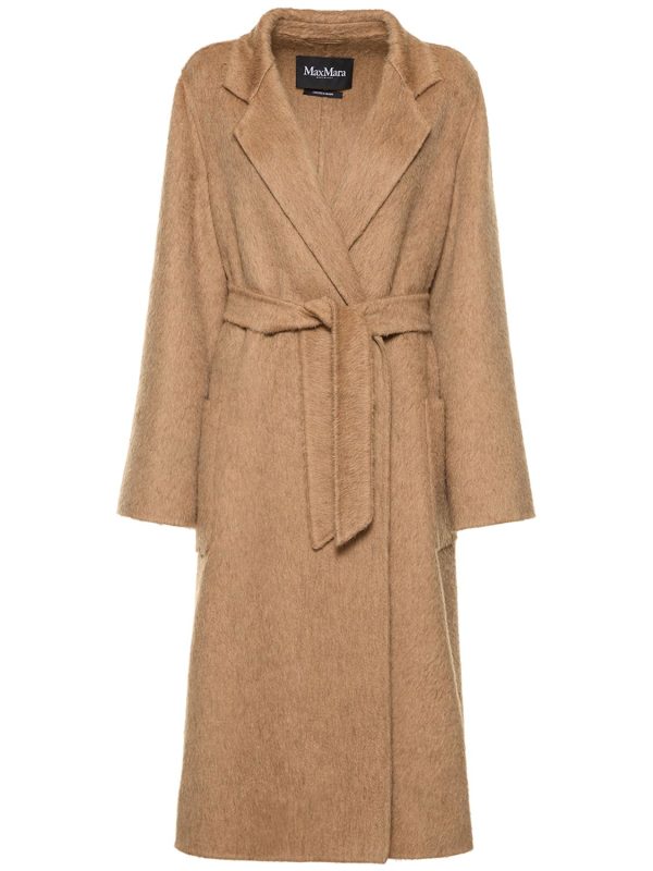 Lvr Exclusive Mohair & Camel Drap Coat