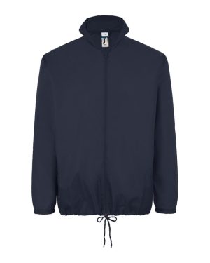(M, French Navy) SOLS Unisex Shift Showerproof Windbreaker Jacket