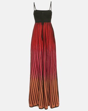 M Missoni Pink Ombre Knitted Maxi Dress M