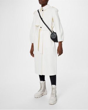 MACKAGE Ceyla Belted Trench Coat - Cream