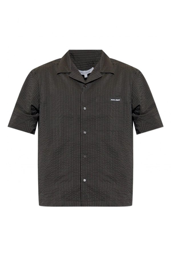 MAISON KITSUNE PARIS RESORT SHIRT Size: L, colour: GREEN