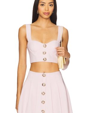 MAJORELLE Adela Bra Top in Pink. Size M, S, XL, XS, XXS.