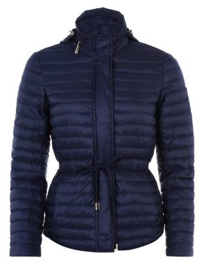 MICHAEL Michael Kors Belted Padded Jacket - Blue