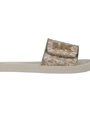 MICHAEL Michael Kors Eli Carroll Sliders Juniors - Beige