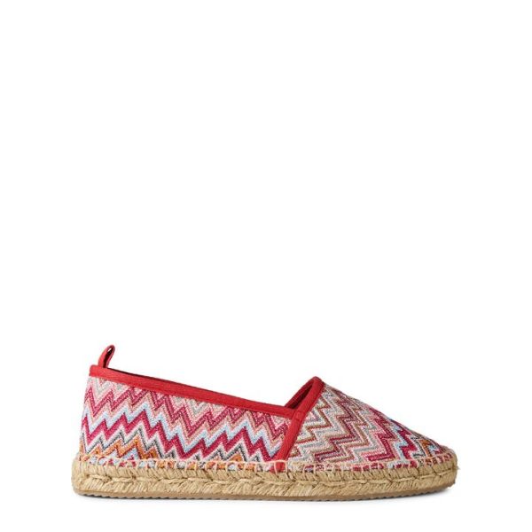 MISSONI Chevron Espadrilles - Pink