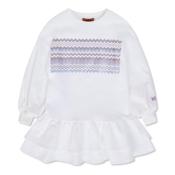 MISSONI Logo Jumper Dress Infants - White