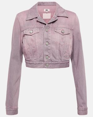 MM6 Maison Margiela Cropped denim jacket