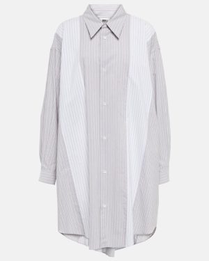 MM6 Maison Margiela Striped cotton shirt dress