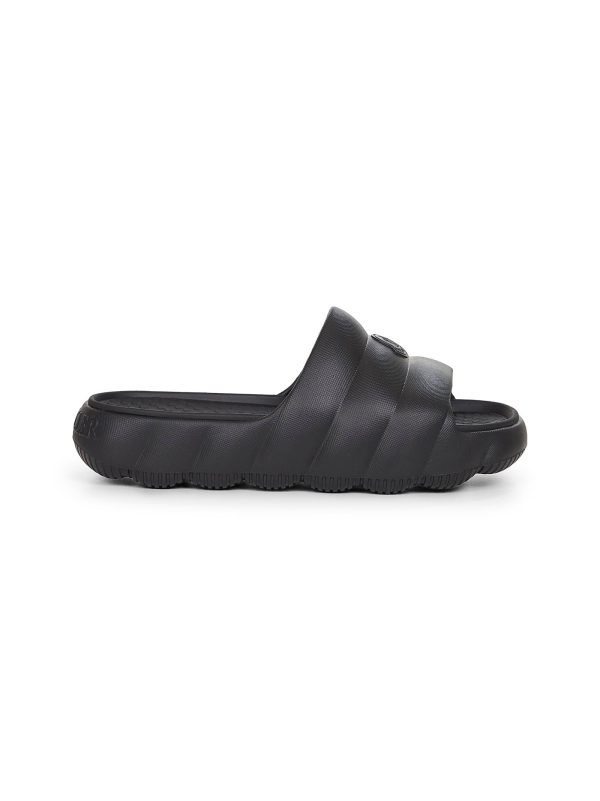 MONCLER | Black EVA quilted Lilo sliders | Women | 35