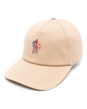 MONCLER GRENOBLE GRENOBLE BRANDING CANVAS CAP colour: BEIGE