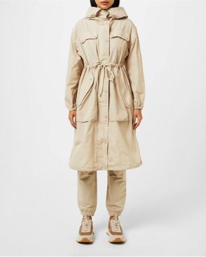 MONCLER Mantino Parka Coat - Beige