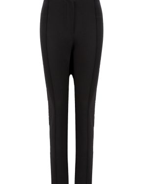 MONCLER WOMENS BRANDED LEGGINGS Size: 44, colour: BLACK