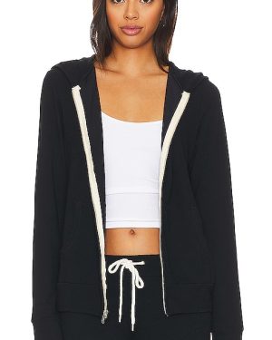 MONROW Zip Up Hoody in Navy. Size S, XS.