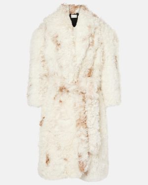 Magda Butrym Belted shearling coat