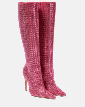 Magda Butrym Embellished leather knee-high boots