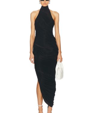 Magda Butrym Halter Dress in Black - Black. Size 36 (also in 40).
