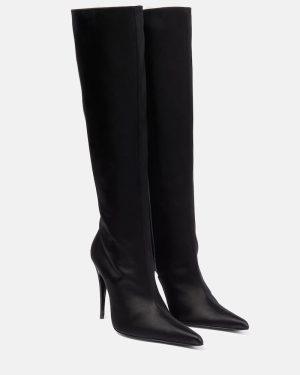 Magda Butrym Satin knee-high boots
