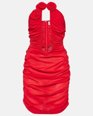 Magda Butrym Silk-blend floral applique mini dress