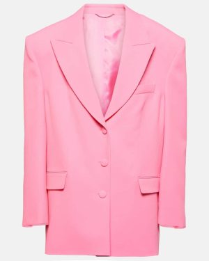 Magda Butrym Single-breasted silk-blend blazer