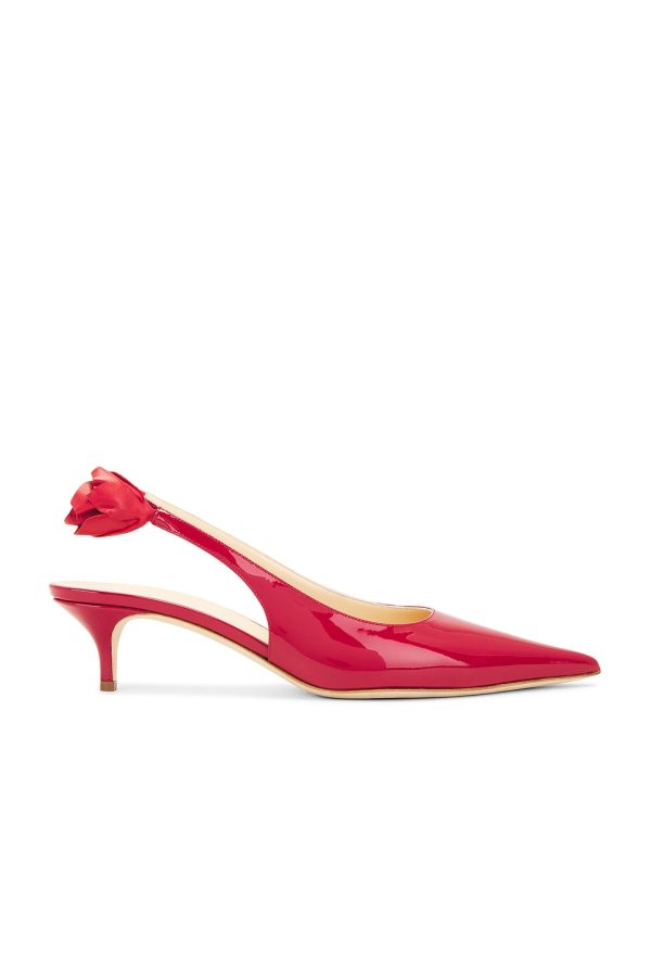 Magda Butrym Sling Back Kitten Heel in Red - Red. Size 37 (also in 38, 40).