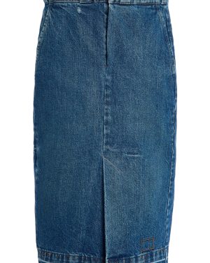 Maison Margiela - Denim Midi Skirt - Medium Wash - IT 40 - Moda Operandi