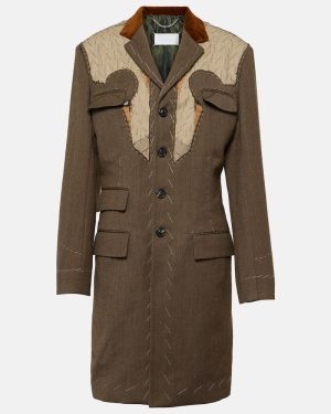 Maison Margiela Single-breasted wool coat