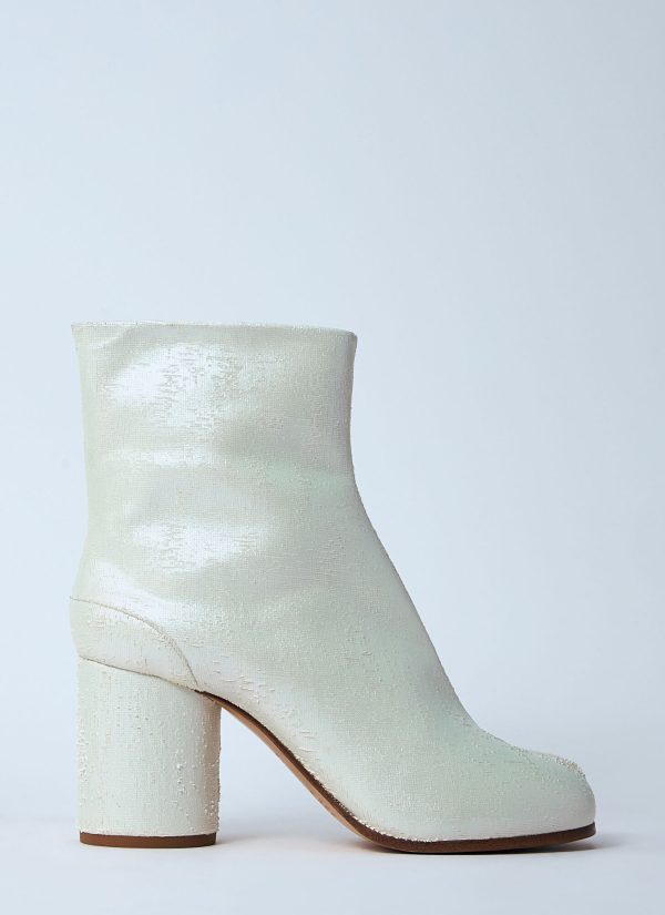 Maison Margiela Tabi Suede Boots - Woman Boots White Eu - 40