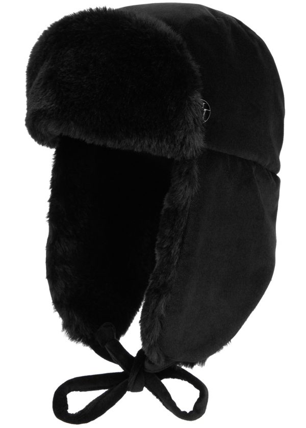 Maison Michel Paris Bibiana Black Velvet Aviator hat - S
