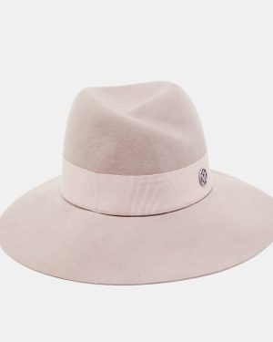 Maison Michel Paris Lavender Felt Virginie Fedora Hat S