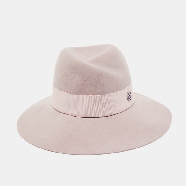 Maison Michel Paris Lavender Felt Virginie Fedora Hat S