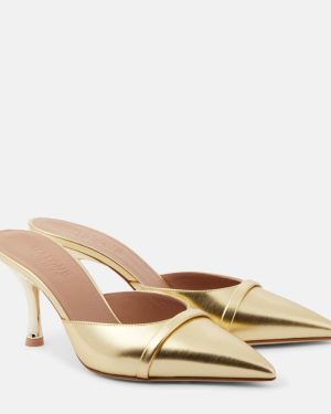 Malone Souliers Joella 70 metallic leather mules