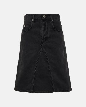 Marant Etoile Fiali denim midi skirt