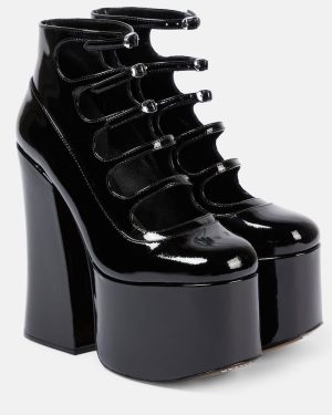 Marc Jacobs Kiki patent leather platform ankle boots
