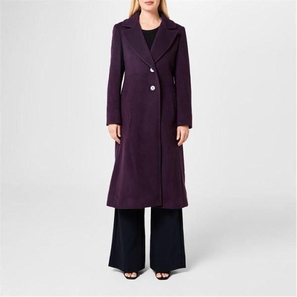 Marella Belluno Long Coat - Purple