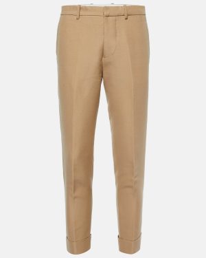 Marni Beige Cotton Tailored Trousers S