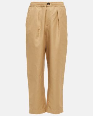 Marni Cropped high-rise straight pants